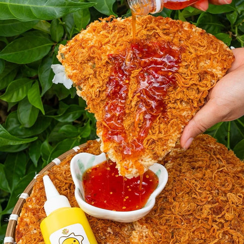 Generic Cm Eat-500gram Chy y Ni Ch Bng Spicy Vietnamese Crispy Dried Shredded Pork Floss, Traditional Asian Snack Food