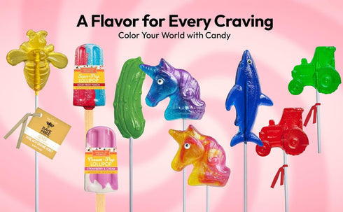 (5-count, Melville Candy Classic Cherry-Flavored Red Lobster Lollipops Handcrafted Hard Candy Party Favors Coastal