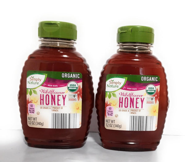 Generic SIMPLY NATURE 2 Pack Wildflower Honey Organic Certified Grade A (2)