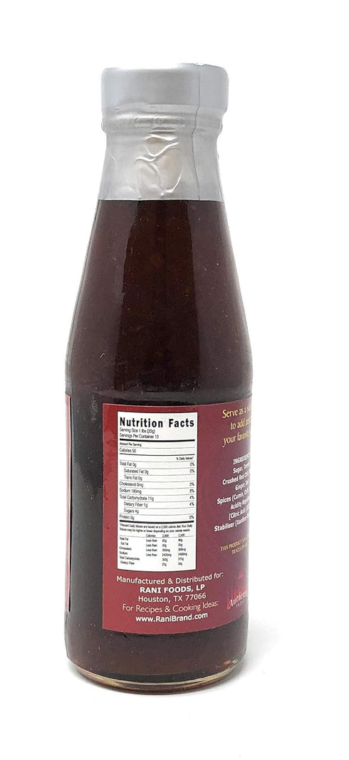 Rani Pakoda/Pakora Chutney 7oz (200g) Glass Jar, Sweet, Sour & Spicy Dipping Sauce, Vegan, Gluten Free, Indian Origin