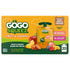 Pack, 3.2 oz (Pack 20), (Packaging GoGo squeeZ Fruit & veggieZ Applesauce and Puree Variety Pedal Peach and Boulder