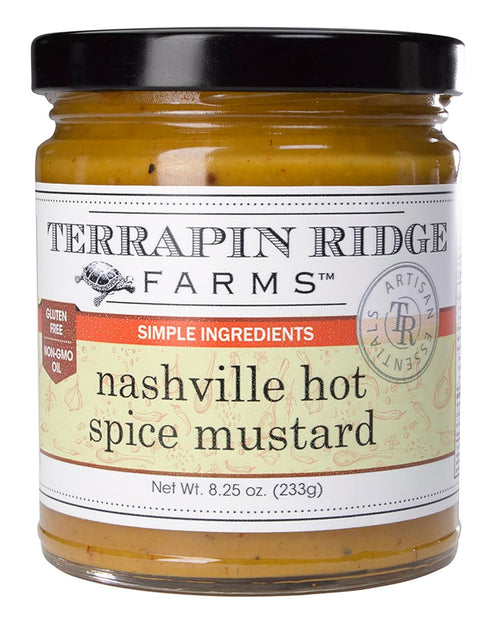 Terrapin Ridge Farms Nashville Hot Mustard Spicy Mustard with Cayenne & Smoked