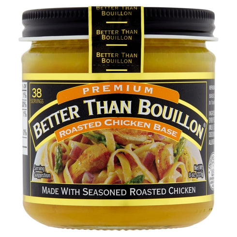 Pack, 1 1 1 1 8 oz (Pack 4) Better Than Bouillon Premium Base Variety Roasted Chicken Base, Roasted Beef Base, Roasted