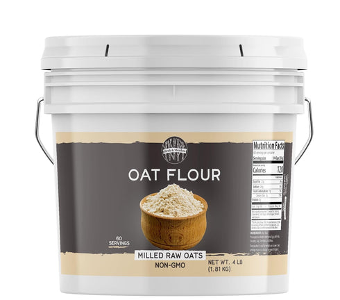Birch & Meadow 1 Gallon of Oat Flour, Non-GMO, Ready to Make