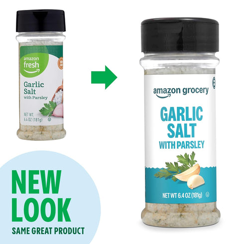 6.4 Oz Amazon Grocery, Garlic Salt with Parsley