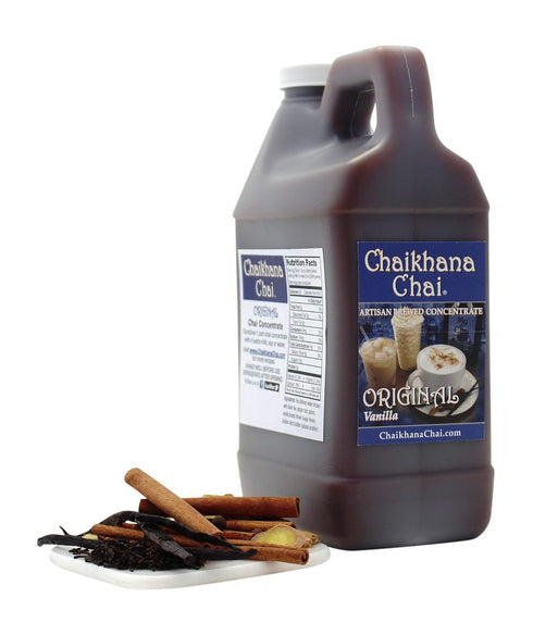 Chaikhana Chai - Original Vanilla Chai Concentrate - Makes (40) Drinks - Slow Brewed