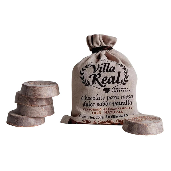 Verve Culture's Villa Real Mexican Chocolate, 5 discs - Vanilla, Net Wt