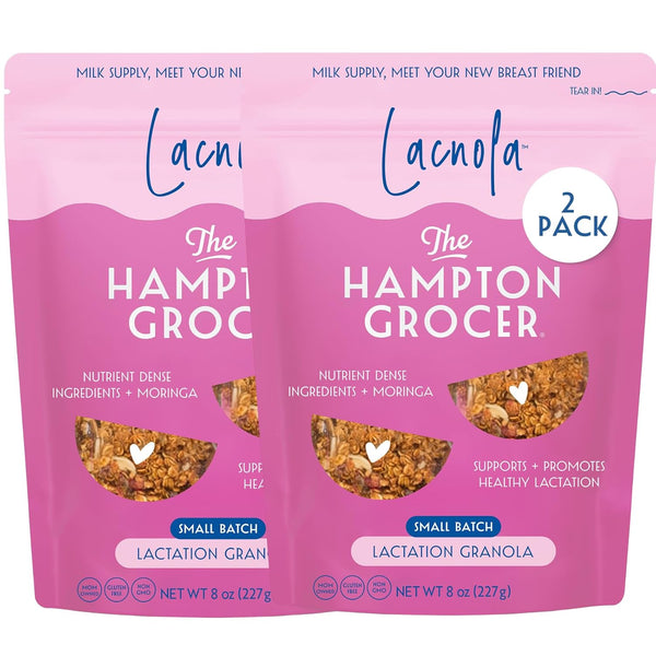 The Hampton Grocer Lacnola Lactation Granola, 2 pack - Healthy Granola for