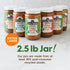 2.5 1 (40 oz) Once Again Creamy Natural Almond Butter No Sugar, Roasted - Large Pound Jar - Single Ingredient Nut