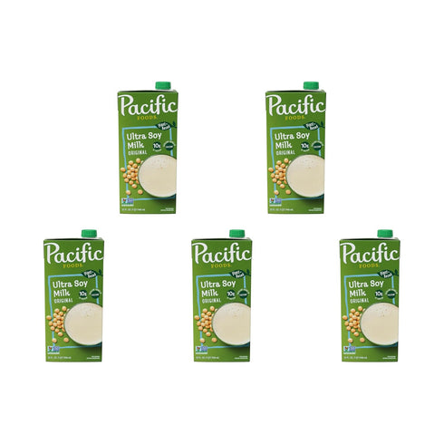 Pacific Foods Original Ultra Soy Milk, Plant Based Milk, 32 oz Carton