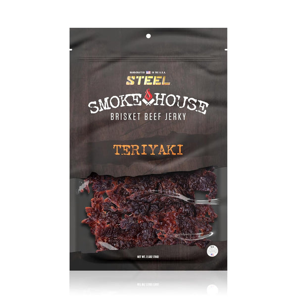 Steel Brisket Beef Jerky Sourced from Healthy Meats | Tender, Packed with