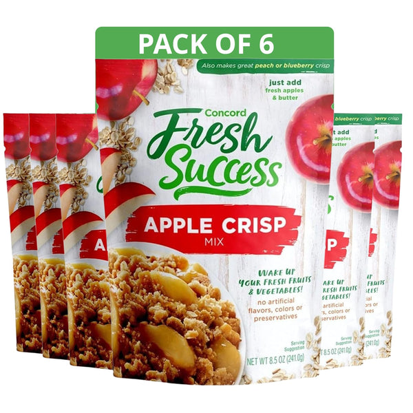 Concord Foods Apple Crisp Mix, Easy-to-Make Dessert with Delicious Ready to Go