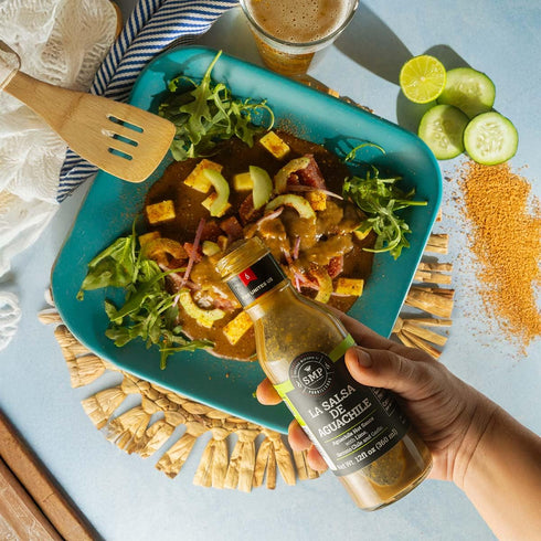 12 oz SMP La Salsa de Aguachile Butter-Soy Serrano Chili Dressing & Marinade with Bright Lime; Creamy, Tangy Flavor