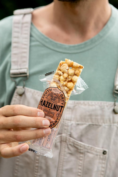 40 4Ingredient 40g (Pack 12) South Snacks Hazelnut Crunch Bar, HoneySweetened, Snack, Bars