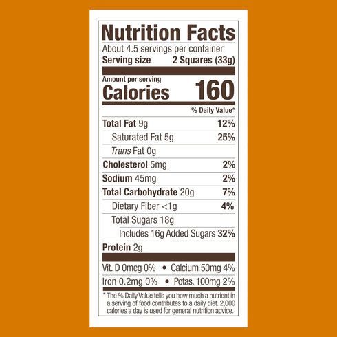 5.2 oz (6 GHIRARDELLI Milk Chocolate Caramel Waffle Cone Squares, Bags)