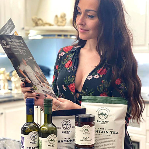 1000 500ml Ancient Foods Keros Organic Extra Virgin Olive Oil Cold Pressed Greek EVOO, High Polyphenol Olive Oil from