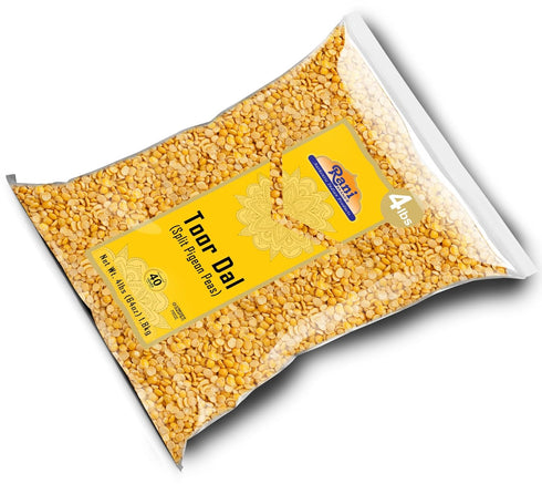 64oz (4lbs) 1.81kg Rani Toor Dal (Split Pigeon Peas) Bulk ~ All Natural | Gluten Friendly | NON-GMO | Vegan | Indian