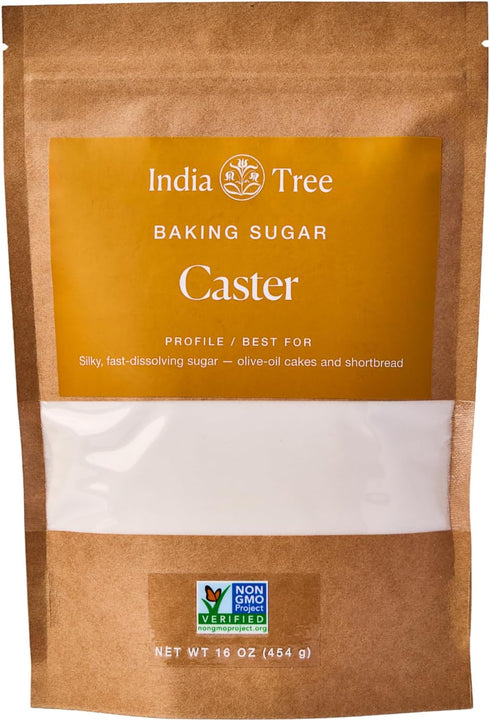 India Tree Caster Sugar, 1 Pound (Pack of 6)