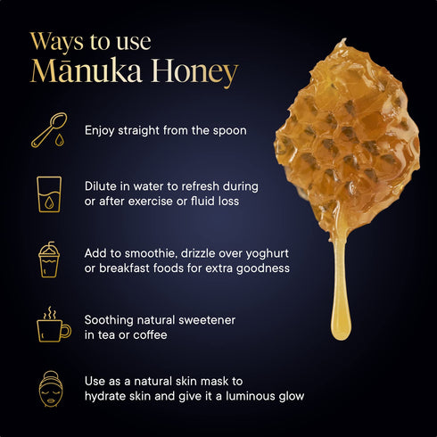 Manuka Health UMF 6+/MGO 115+ Manuka Honey On-The-Go Packets, 12 Count, Authentic Raw Honey
