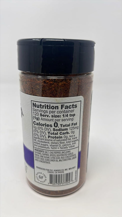 Kinder's Blackened Seasoning with Cayenne and Lemon, 4.2 Ounce
