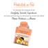 18 Count (Pack 6), 108 Bigelow Tea Ginger Peach Turmeric Herbal Tea, Caffeine Free Tea with Ginger and Peach, Box