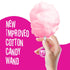 3 Pack 50 Fun Sweets Cotton Candy Sugar Flavor Variety Cherry, Blue Raspberry & Watermelon All Natural Flavors & Colors