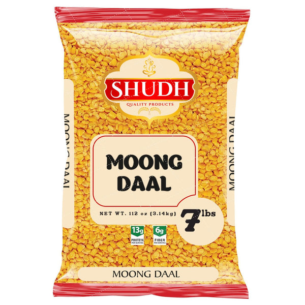 Shudh Moong Dal (Split Mung Beans Without Skin) Lentils 7lbs ~ All