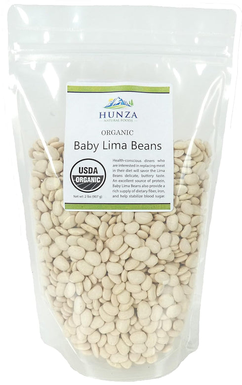 Hunza Natural Foods Hunza Organic Baby Lima Beans (2 lbs)