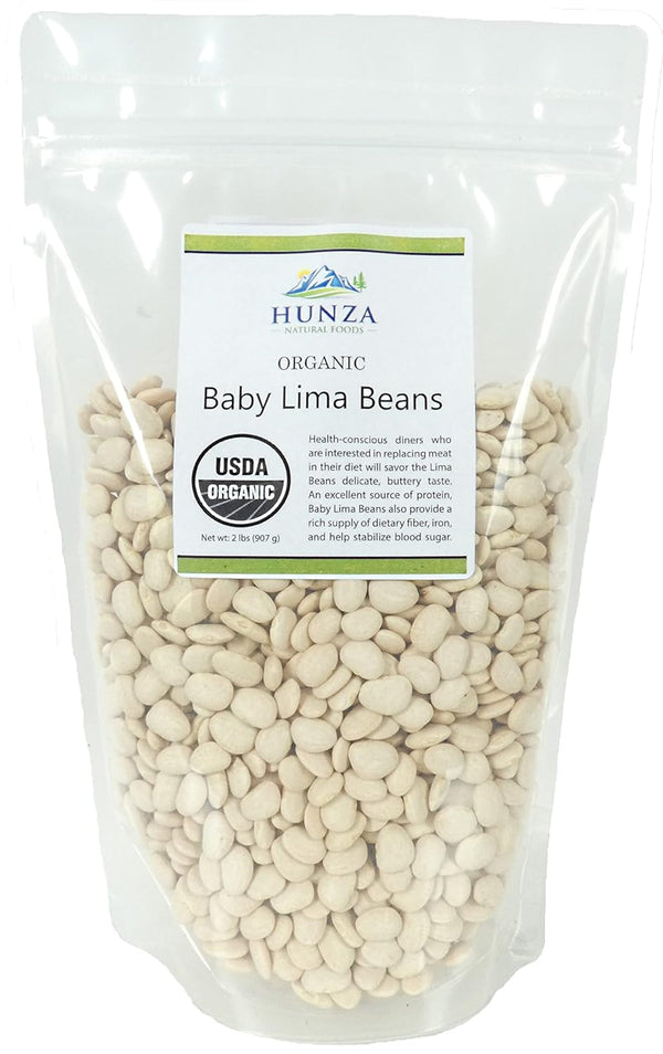 Hunza Natural Foods Hunza Organic Baby Lima Beans (2 lbs)