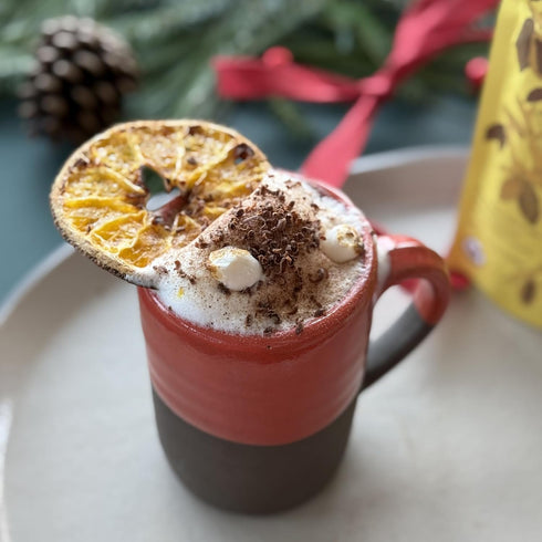 (Pack 1) Elements Truffles Chocolate Drink Mixes Turmeric & Dark chocolate