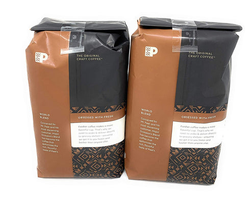 32oz (Pack of2) Peets Coffee, Major Dickason's Blend, Whole Bean