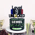 Happy 9th Birthday Cake Topper, Level 9 Unlocked for Kids, Boys & Girls Birthday Party Decoration