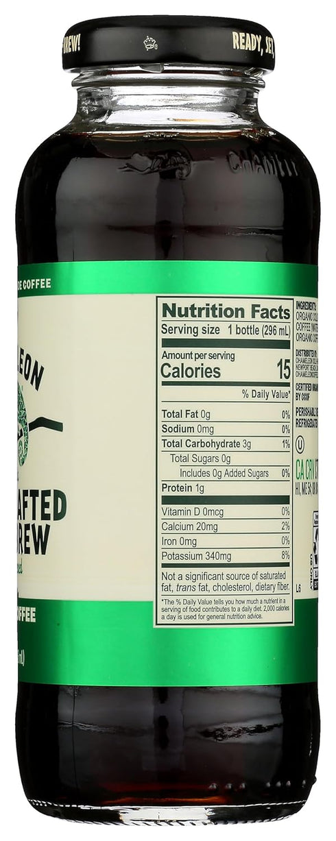 10 oz Chameleon Cold Brew Organic Ready-To-Drink Coffee, Black