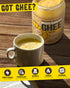 (32oz) GOLDEN MONKEY Organic Ghee Butter Grass Fed Clarified Butter for Cooking, Baking, Keto & Gut Health Ghee Butter