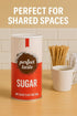 Perfect Taste 20 oz Packaging Granulated Sugar Sugar Canister Pure White Sugar for Coffee, Tea, Baking & Office Use