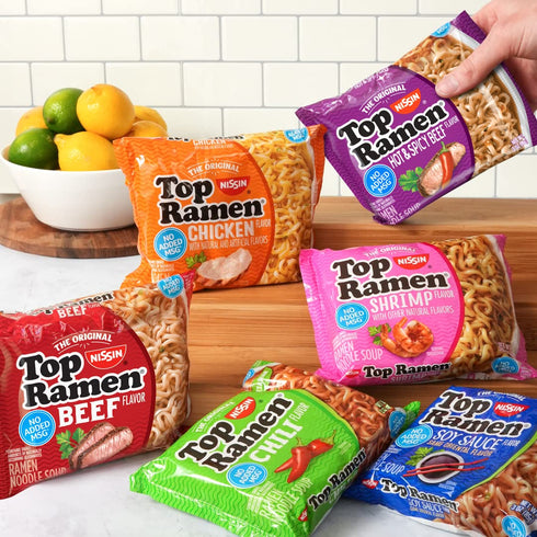 3.0 (pack 1) Nissin Top Ramen Chili Flavor Ramen Noodle Soup , ounce