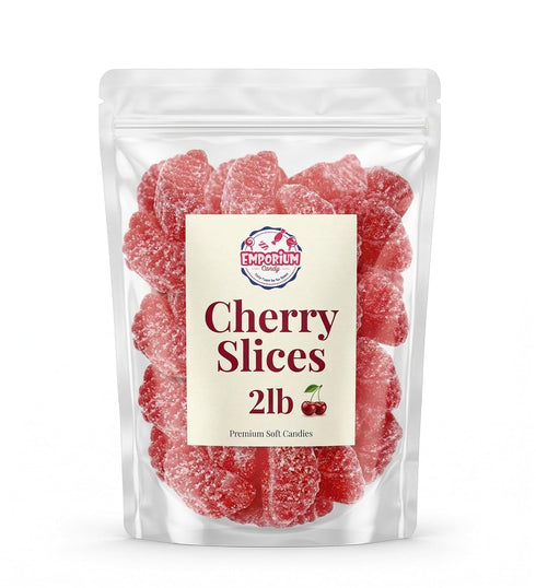 Cherry Slices - 2 lbs of Fresh Delicious Sweet Sugar Sanded Chewy