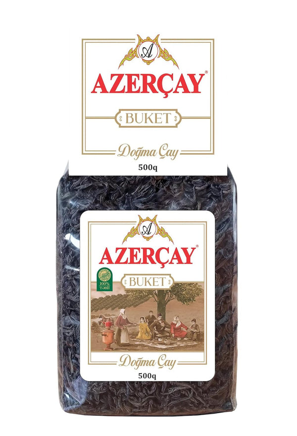 Azercay Black Tea Pekoe Buket 500 G 17 OZ Loose Azerbaijanian Traditional Tea
