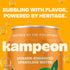 12oz (6-Pack) pack Kampeon Calamansi Filipino inspire sparkling water - Cans - Filipino Lemonade with Real Calamansi