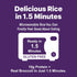 1.5 6 8.8 Eat Regal Broccoli & Cheddar Rice, Gluten-Free, Ready in minutes, Pouches, Ounce