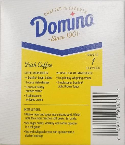 16-Ounce (Pack 12) Domino Sugar, Cube Dots, Boxes