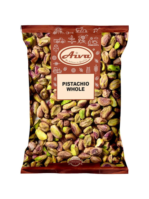 Aiva Raw Pistachios, No Shells, Unsalted (1 LB) Premium Whole Nuts for