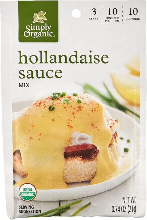 Simply Organic Organic Hollandaise Sauce Mix, 0.74 OZ