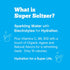 12 Oz, Pack 12 Super Seltzer Sparkling Water with Electrolytes and Vitamins, Grape Naturally Flavored, Fl of cans