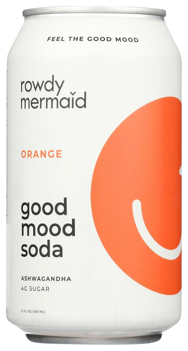 ROWDY GOOD , Mood Orange Soda, 12 Ounce