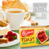 5.00 oz (Pack 1) Bauducco Whole Wheat Toast - Delicious, Light & Crispy Toasted Bread - Whole Wheat - Ready-to-Eat