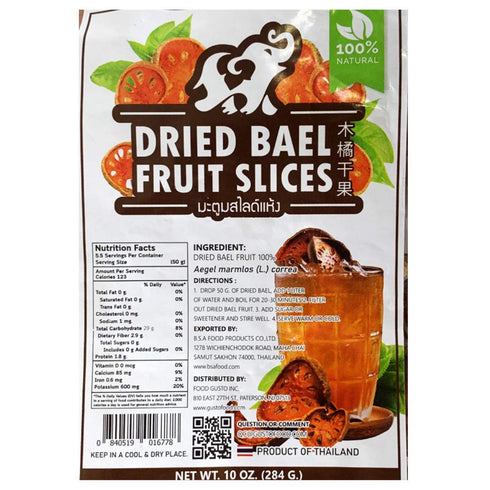 Best Choice's 10 oz (284g) 2 packs Dried Bael fruit Slices