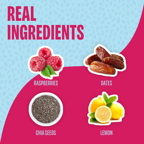 Packets 10 Smash Foods Raspberry Jam Squeeze | Single Serve | Natural, Keto & No Sugar Added | Vegan & Upcycled Fruit