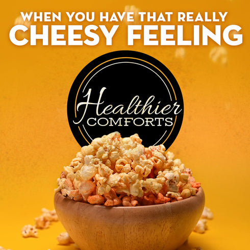 (1.5 lb) (24 oz) Healthier Comforts Cheddar Cheese Powder | Premium Yellow Cheddar | Batch Tested Gluten Free, Kosher