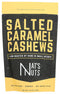 Nat's Nuts , Cashews Salted Caramel, 4 Ounce